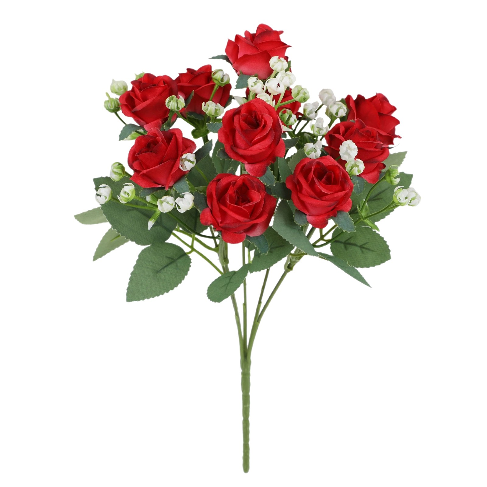 thumbnail image 2 of Simulación De Rosa De Seda, Flor De Rosa, Adornos Para La Decoración Del Hogar, Ambiente Primaveral, Diseño De Simulación, Flores Verdes Exquisitas De Simulación., 2 of 2